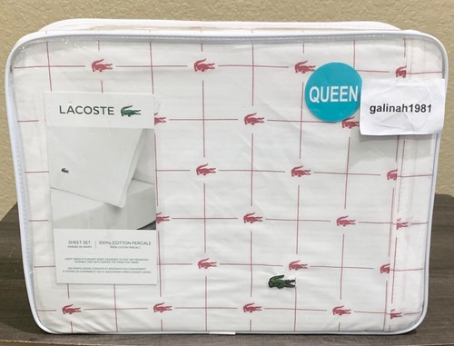 Lacoste 4pz set lenzuola - 4pz,