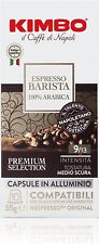 400 Capsule Alluminio Caffè Kimbo Premium Selection BARISTA Arabica Nespresso