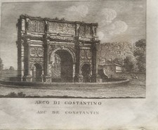 ANTICA STAMPA DEL 1838 VEDUTA