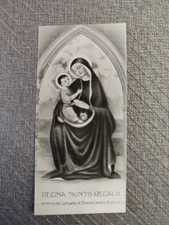 Regina Montis Regalis, holy card mignon, Santuario di Mondovì, Vicoforte