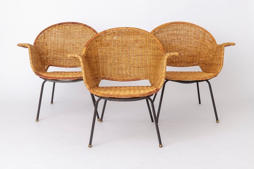 Sedie vintage basket - sedie,