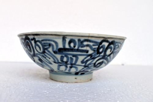 Antico cinese blu bianco - antico,