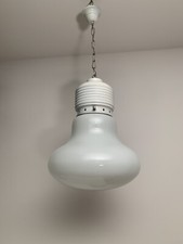 Lampada a Sospensione Anni 70 Vetro Incamiciato Made In Italy No Flos Artemide