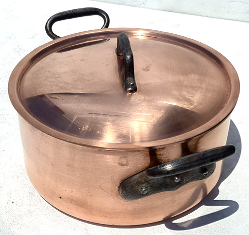 Pentola vintage rame 10 - pentola, da