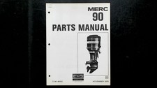 Mercury 90 Manuale Ricambi