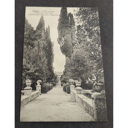 Cartolina tivoli villa - tivoli,