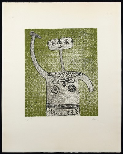 Dama 1966 acquaforte - "dama",, 1966.