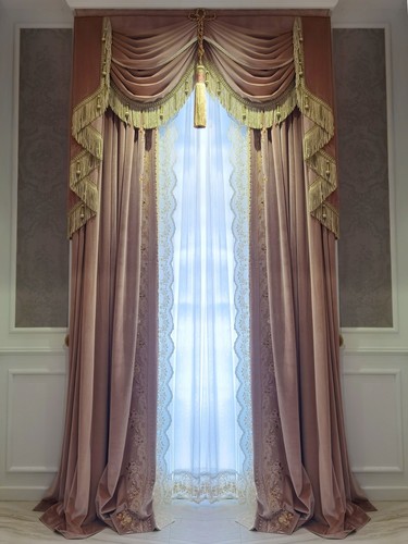 Tenda velluto tulle lusso - tenda,