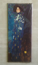 Canvas Gustav Klimt - Ritratto di Emilie Floge  100x50cm spessore 4cm - NUOVO