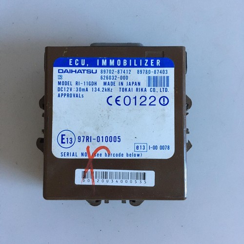 Centralina immobilizer per - immobilizer,