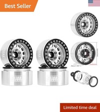 1.9 Inch Black & Silver