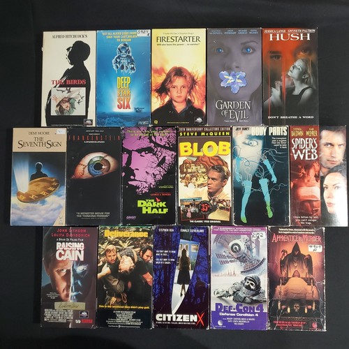 Horror thriller vhs - vhs, 16