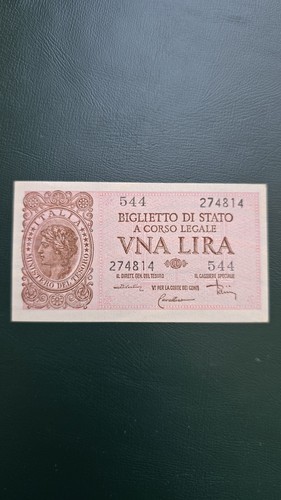 Biglietto stato lira 1944 - di,