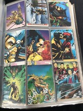 Lotto 70 Cards americane supereroi marvel e Dc fumetti raro anni 90 vintage