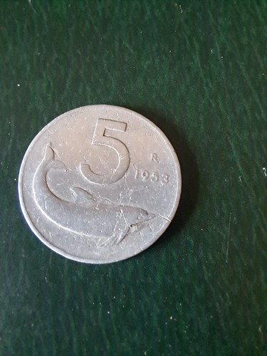 Moneta lire 1953 repubblica - lire,