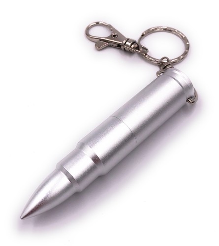 Cartuccia bullet argento - cartuccia,