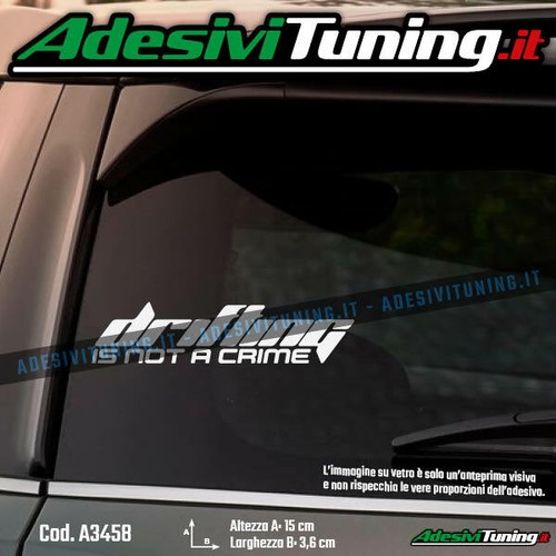 Adesivo drifting not - adesivo,