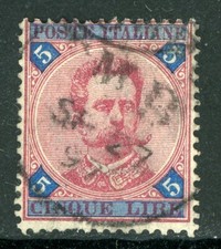 Italia 1891 Definitiva 5 Lire