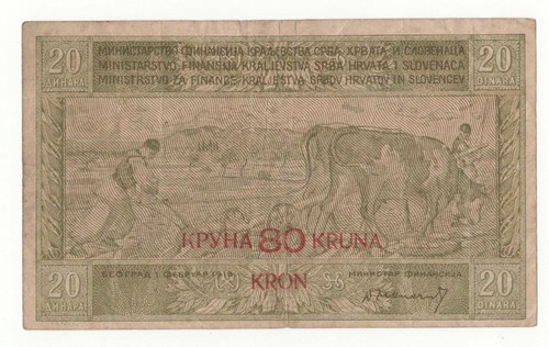 Jugoslavia dinara 20 - 20,