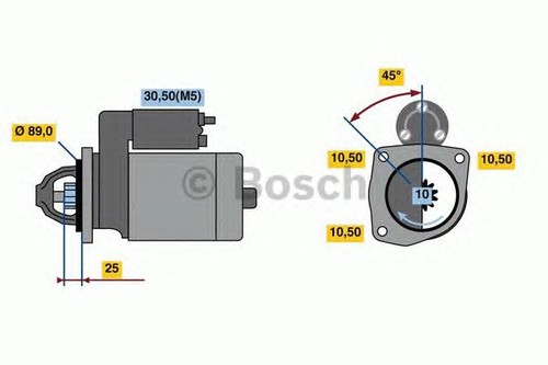 Avviamento bosch reman - (hgv),