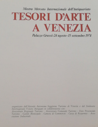 Tesori arte venezia 1974 - venezia,
