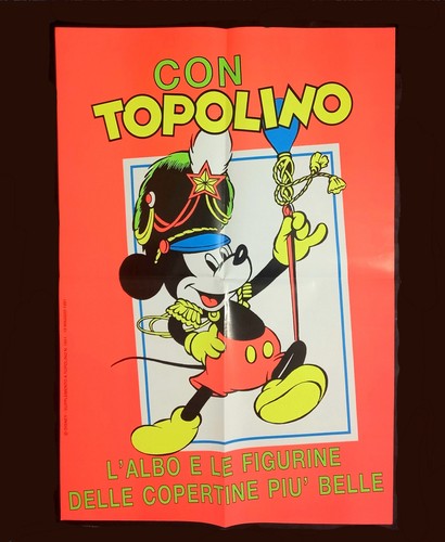 Topolino libretto locandina - topolino, n