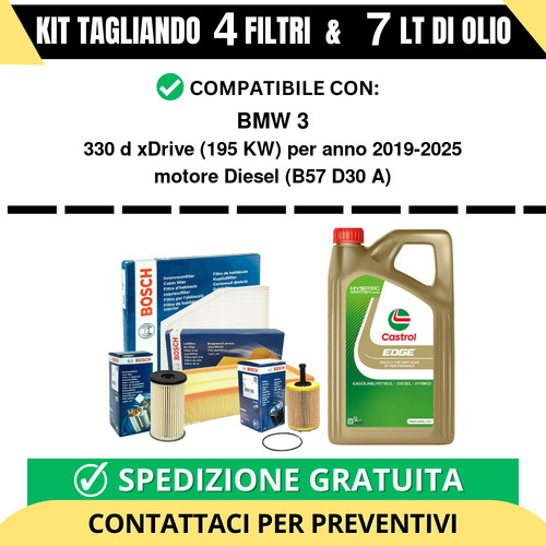 Tagliando per bmw 330 - bmw, 3