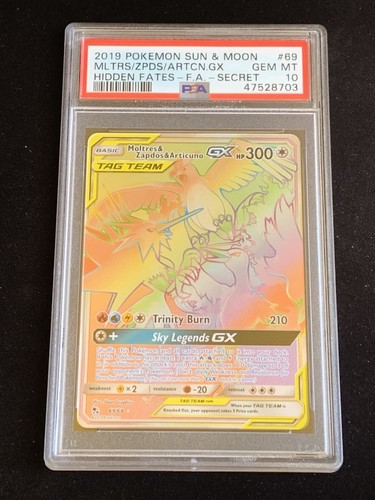 Pokemon tcg psa moltres - psa, 10