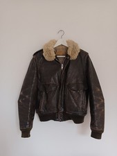 Vintage brown Schott Aviator