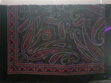 Scialle lana paisley italiano