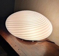 vecchia lampada vetro murano spirale forse space age venini mazzega gambaro 
