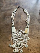 Collana Osso E Perline Vintage