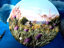 PIATTO D'ARTE PORCELLANA