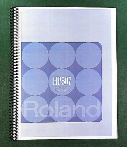 Roland hp507 owner - roland,