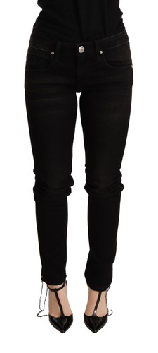 Pantaloni skinny neri vita - skinny,