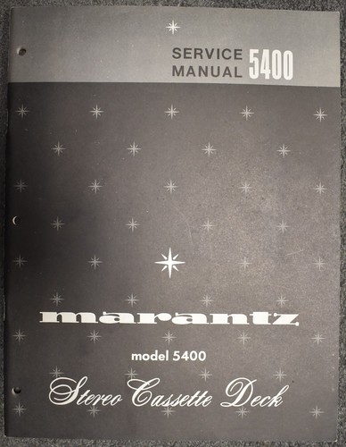 Marantz model 5400 stereo - marantz,