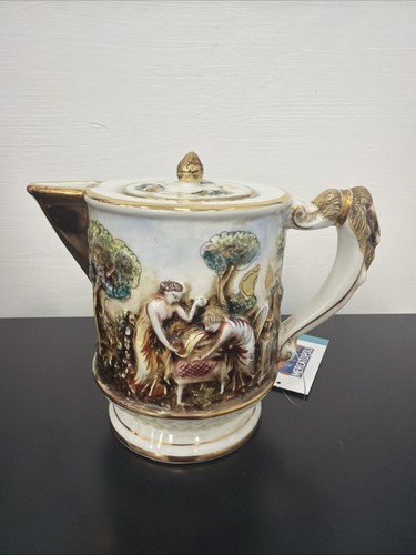 Caffettiera antica ceramica - caffettiera,