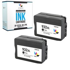 2 pezzi inchiostro nero compatibile CMYi 932XL per HP OfficeJet 7510 7610 7612 7620 6100