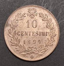 Centesimi lire 1893 1894 bi - lire,