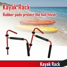 2X Kayak Rack Ladder Wall Mount Storage Rack Bike Surfboard Canoe Fold Hanger