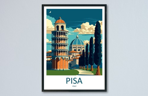 Stampa viaggio pisa arte da - viaggio,