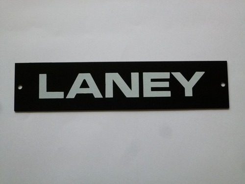 Targa piatta logo - laney, aor
