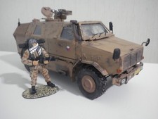 Modellino Mezzo Militare Blindato Dipinto Tamija o Italeri ?? 1:35 con Figurino
