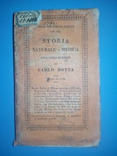 Carlo Botta Storia Naturale e medica dell'isola di Corfù, Silvestri 1823, 2 ed 