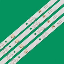 KIT 4 BARRE STRIP 7 LED TV AKAI MS-L2770-V4 AKTV4622NSMART BIADESIVO INCLUSO