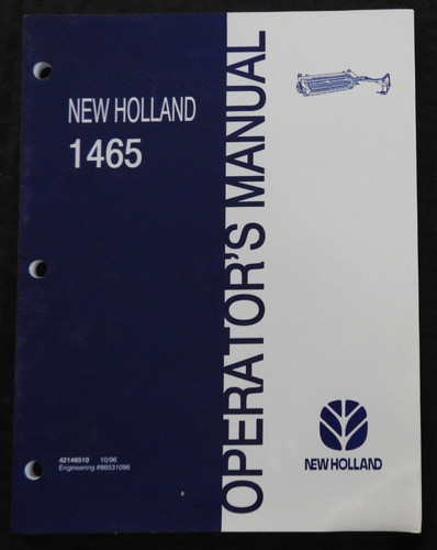 New holland 1465 - holland, manuale