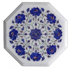 Tavolo balcone marmo bianco