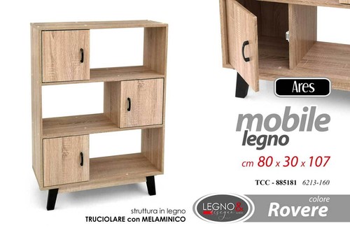 Mobiletto libreria ante - mobiletto,
