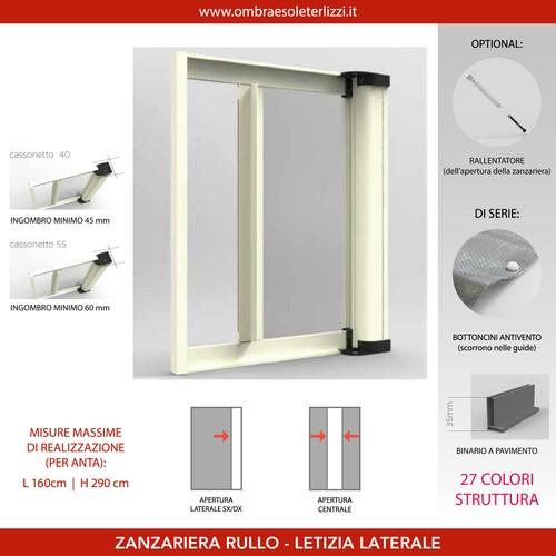 Zanzariera rullo laterale - zanzariera,
