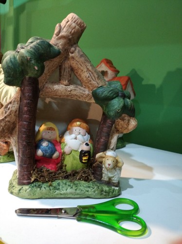 Natività presepe ceramica - presepe,